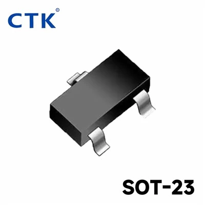 Paket Plastik SOT-23 MOSFET Tegangan Rendah